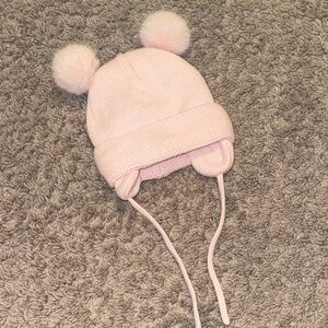 H&M Pink Kids Pom-Pom Hat